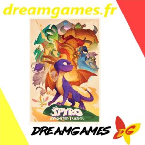 Poster Spyro animated style